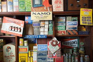 Packaging in Britain in the Blitz attraction at Flambards